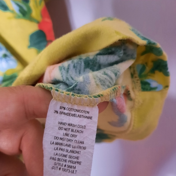 Monteau Yellow Floral Mini Dress - Picture 4 of 6